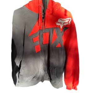 XL Fox Racing Zip Up Hoodie